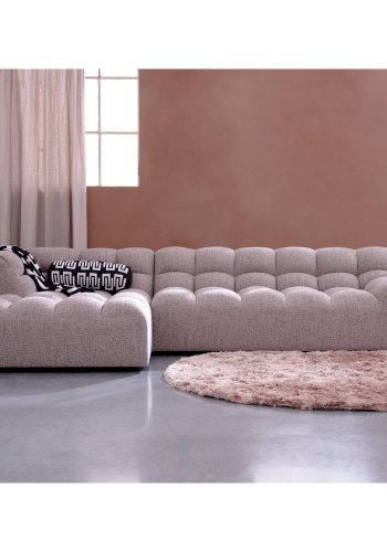 WOOOD Allure Sjeselong Venstre vevd brun melert