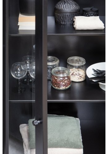 WOOOD Xam utstillingsmontre furu svart [Fsc]