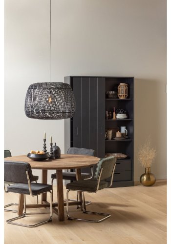 WOOOD Move Skjutd�rrssk�p Furu Matt Svart [Fsc]