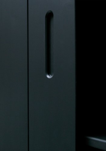 WOOOD Move skyved�rsskap furu matt svart [Fsc]