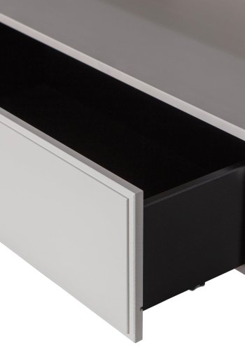 WOOOD Yissa TV-skap med skuff/�pen boks Furu Cloud Grey [Fsc]