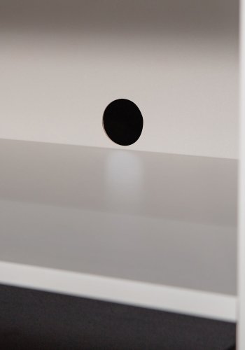 WOOOD Yissa TV-skap med skuff/�pen boks Furu Cloud Grey [Fsc]