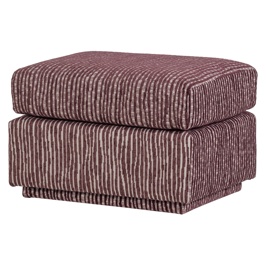 WOOOD Lou Hocker Med Design Bordeauxr�d [Fsc]