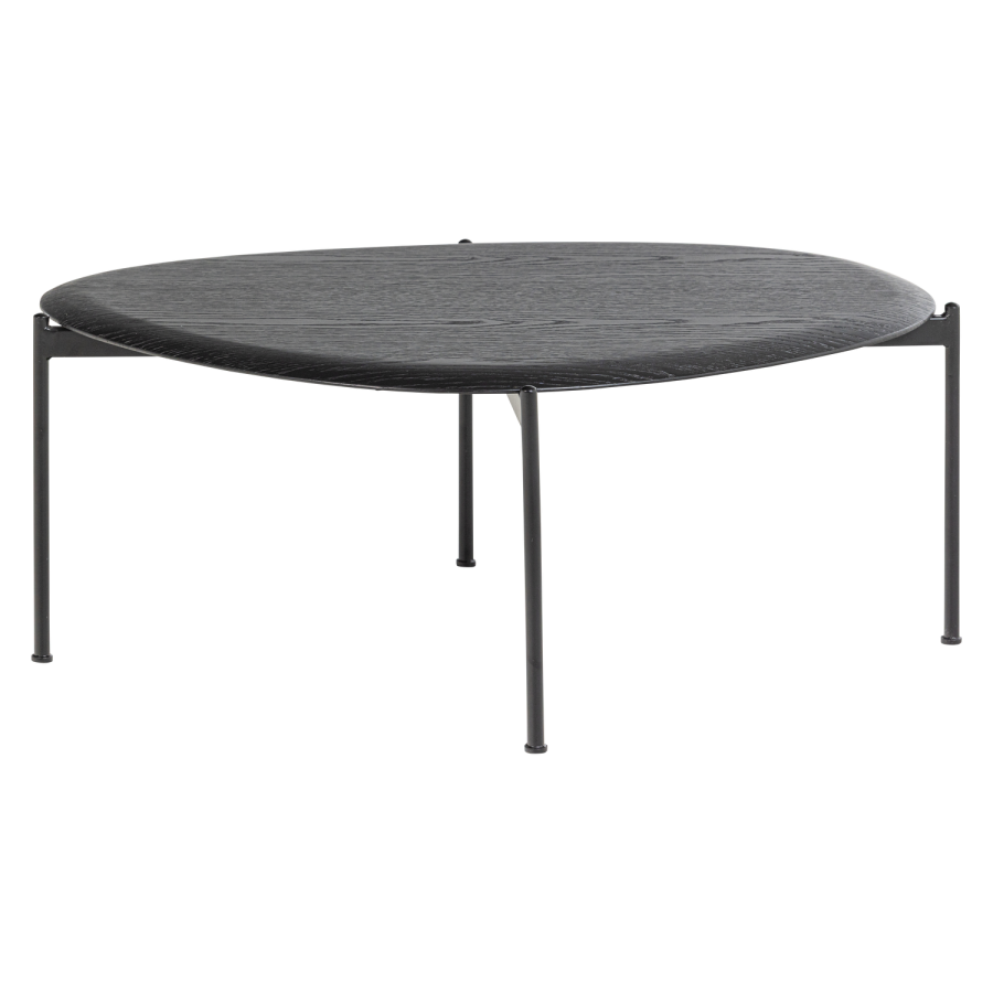 WOOOD Kota salongbord 36x92x68 cm Mdf/fin&eacute;r svart