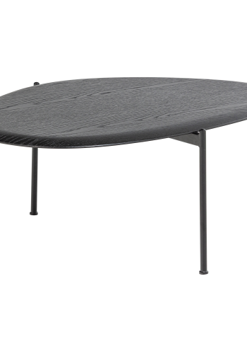 WOOOD Kota salongbord 36x92x68 cm Mdf/fin&eacute;r svart