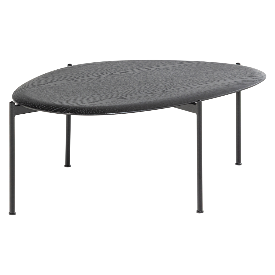 WOOOD Kota salongbord 36x92x68 cm Mdf/fin&eacute;r svart