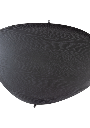 WOOOD Kota salongbord 36x92x68 cm Mdf/fin&eacute;r svart