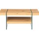 NORDIC LIVING COLLECTION Benina salongbord i vill eik-finish med sikkerhetsglass