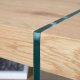 NORDIC LIVING COLLECTION Benina salongbord i vill eik-finish med sikkerhetsglass