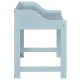 NORDIC LIVING COLLECTION Skrivbord i massivt tr� i salviagr�nt med rundade h�rn och kanter, praktiska fack och h�l f�r sladdar.