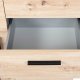 NORDIC LIVING COLLECTION CORBETO byr�, 1 d�rr, 4 l�dor, Artisan / antracit