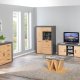 NORDIC LIVING COLLECTION CORBETO byr�, 1 d�rr, 4 l�dor, Artisan / antracit