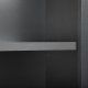 NORDIC LIVING COLLECTION Corbeto Artisan frist�ende hylla / antracit med 3 fack och 3 l�dor