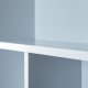 NORDIC LIVING COLLECTION Decem svart-hvitt oppbevaringsskap med 10 oppbevaringsrom, uten glass