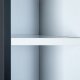 NORDIC LIVING COLLECTION Decem svart-hvitt oppbevaringsskap med 10 oppbevaringsrom, uten glass
