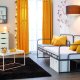 NORDIC LIVING COLLECTION Decem svart-hvitt oppbevaringsskap med 10 oppbevaringsrom, uten glass