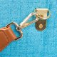 NORDIC LIVING COLLECTION Dilia oceanbl� pall med PU-handtag, f�rvaringsutrymme och b�rrem