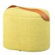 NORDIC LIVING COLLECTION Dilia pall, gulgr�n, med PU-handtag, f�rvaringsutrymme och b�rrem