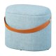NORDIC LIVING COLLECTION Dilia pall, m�rkgr�, med PU-handtag, f�rvaringsutrymme och b�rrem