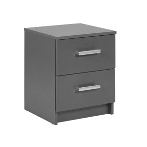 NORDIC LIVING COLLECTION Elenzio byr� med 2 l�dor, grafitgr�