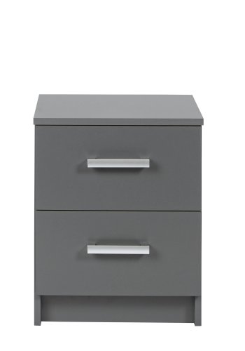 NORDIC LIVING COLLECTION Elenzio byr� med 2 l�dor, grafitgr�