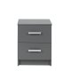 NORDIC LIVING COLLECTION Elenzio byr� med 2 l�dor, grafitgr�