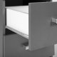 NORDIC LIVING COLLECTION Elenzio byr� med 2 l�dor, grafitgr�