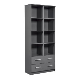 NORDIC LIVING COLLECTION Elenzio-hylla med 4 l�dor och 8 fack