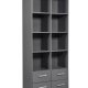 NORDIC LIVING COLLECTION Elenzio-hylla med 4 l�dor och 8 fack