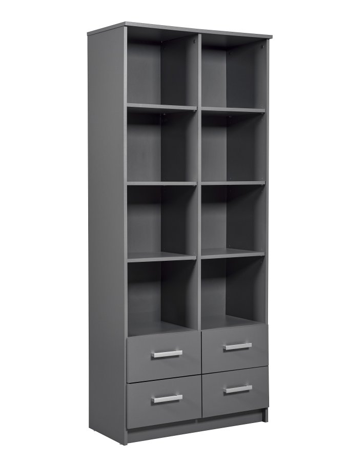 NORDIC LIVING COLLECTION Elenzio-hylla med 4 l�dor och 8 fack