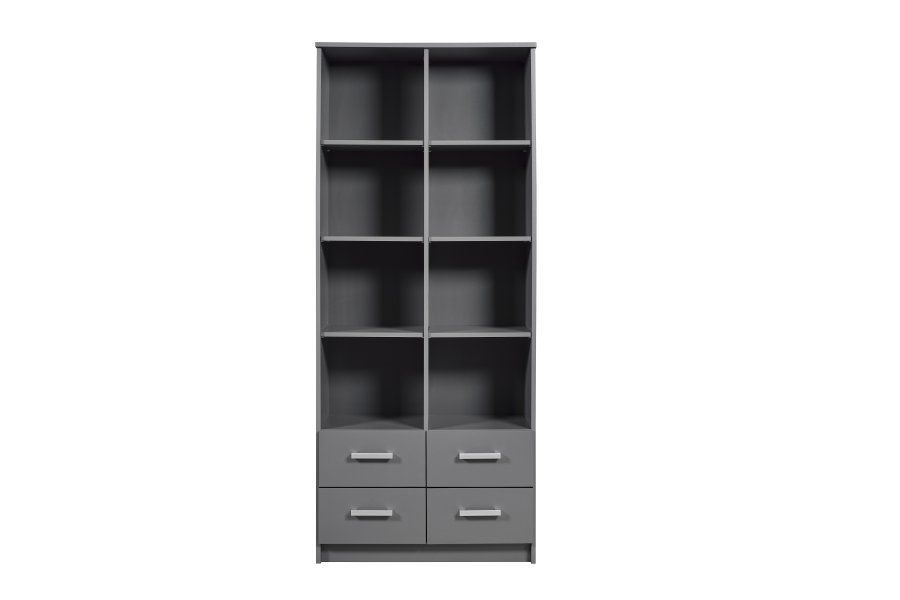 NORDIC LIVING COLLECTION Elenzio-hylla med 4 l�dor och 8 fack
