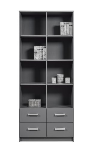 NORDIC LIVING COLLECTION Elenzio-hylla med 4 l�dor och 8 fack