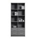 NORDIC LIVING COLLECTION Elenzio-hylla med 4 l�dor och 8 fack