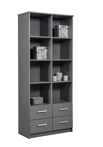 NORDIC LIVING COLLECTION Elenzio-hylla med 4 l�dor och 8 fack