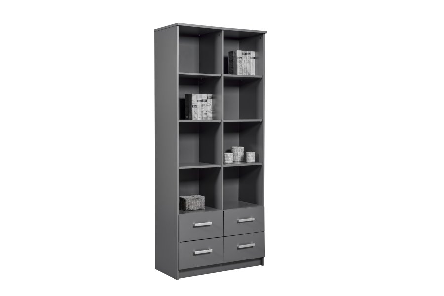 NORDIC LIVING COLLECTION Elenzio-hylla med 4 l�dor och 8 fack