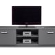 NORDIC LIVING COLLECTION Elenzio TV-skap har 2 hengslede d�rer og 2 �pne rom med kabelh�ndtering.