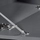NORDIC LIVING COLLECTION Elenzio TV-skap har 2 hengslede d�rer og 2 �pne rom med kabelh�ndtering.