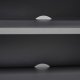 NORDIC LIVING COLLECTION Elenzio TV-skap har 2 hengslede d�rer og 2 �pne rom med kabelh�ndtering.