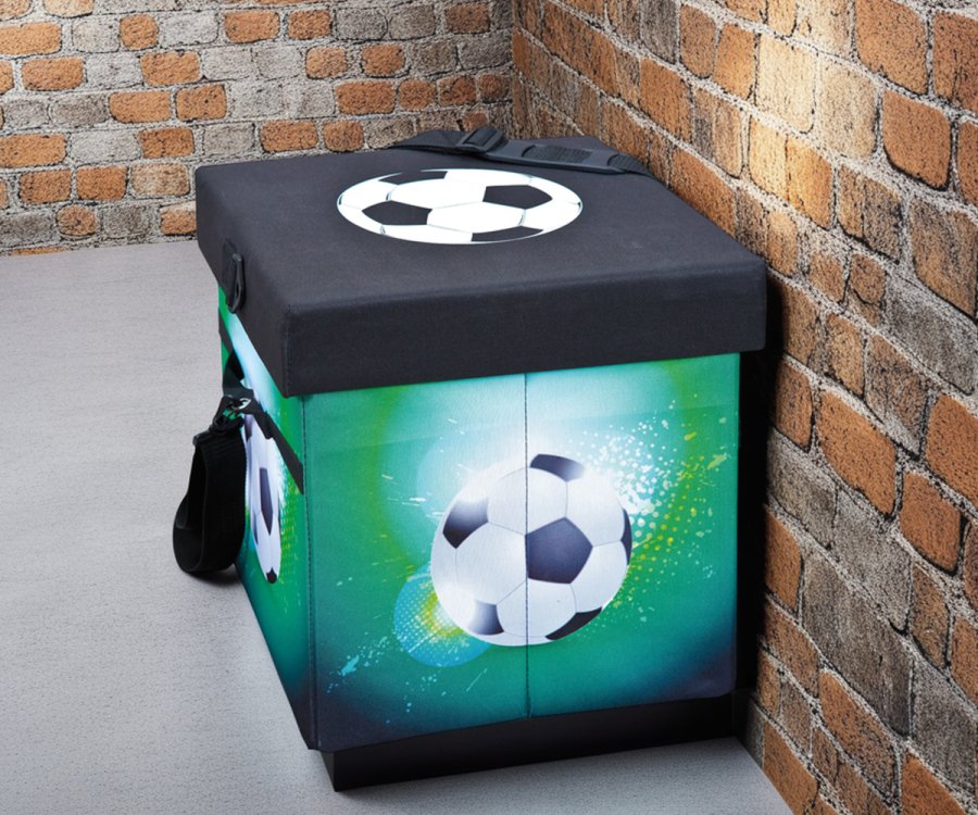 NORDIC LIVING COLLECTION Hopf�llbar fl�ktl�da I Fotbollsstol med kylfunktion och avtagbar b�rrem