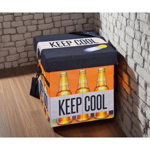 NORDIC LIVING COLLECTION Hopf&auml;llbar &ouml;lpall Fanbox II med kylfunktion och avtagbar b&auml;rrem