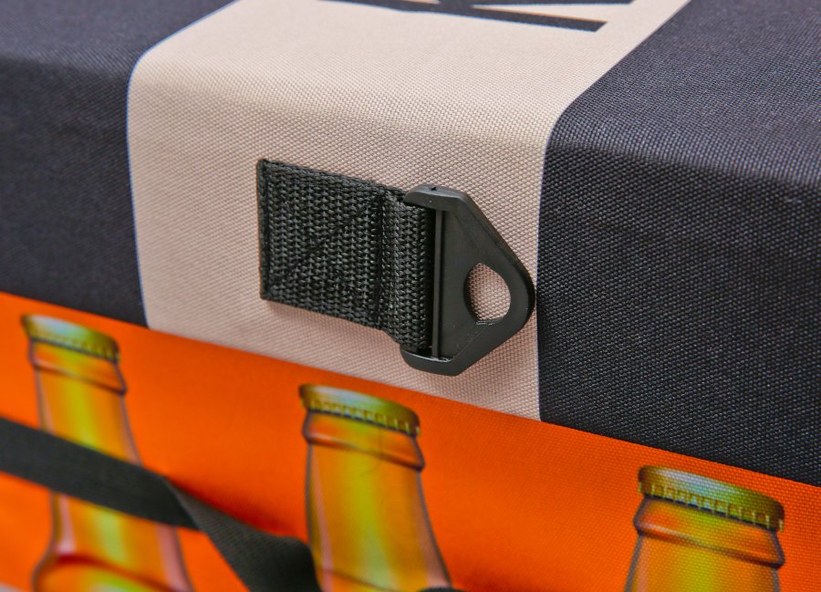 NORDIC LIVING COLLECTION Hopf&auml;llbar &ouml;lpall Fanbox II med kylfunktion och avtagbar b&auml;rrem