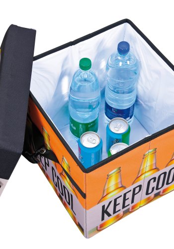 NORDIC LIVING COLLECTION Hopf&auml;llbar &ouml;lpall Fanbox II med kylfunktion och avtagbar b&auml;rrem