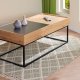 NORDIC LIVING COLLECTION Filora salongbord i svart eik med h�ndlaget finish og god plass p� bordplaten.