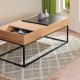 NORDIC LIVING COLLECTION Filora salongbord i svart eik med h�ndlaget finish og god plass p� bordplaten.
