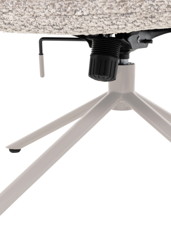 WOOOD S�ren justerbar svingstol ull gr�