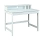 NORDIC LIVING COLLECTION HILDA skrivebord, heltre furu, hvitlakkert med avrundede hj�rner og kanter, med praktiske rom og kabelhull