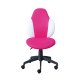 NORDIC LIVING COLLECTION  Jessi svingstol, bringeb�rfarget/hvit netting, med svingbart sete, 5 lastavhengige bremsede sikkerhetshjul og trinnl�s h�ydejustering