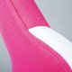 NORDIC LIVING COLLECTION  Jessi svingstol, bringeb�rfarget/hvit netting, med svingbart sete, 5 lastavhengige bremsede sikkerhetshjul og trinnl�s h�ydejustering