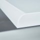 NORDIC LIVING COLLECTION Joliet salongbord, hvit/vill eik-look, med hjul
