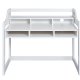 NORDIC LIVING COLLECTION Vitt barnbord tillverkat av massiv furu, h�jdjusterbart och med 6 fack